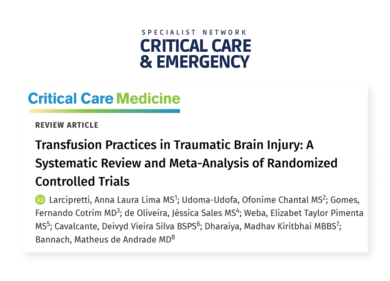 Critical care